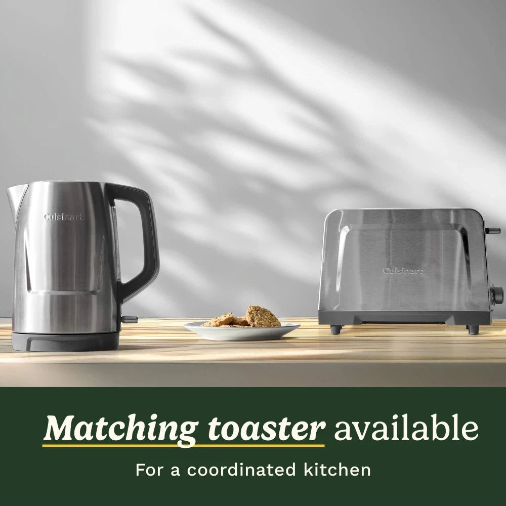 Cuisinart Core Collection 1.7L Brushed Stainless Steel Kettle 2400W Appliance Av8Store Av8Store