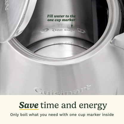 Cuisinart Core Collection 1.7L Brushed Stainless Steel Kettle 2400W Appliance Av8Store Av8Store