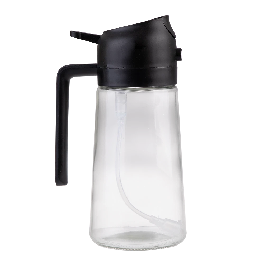 Appetito oil pourer black lid and spout