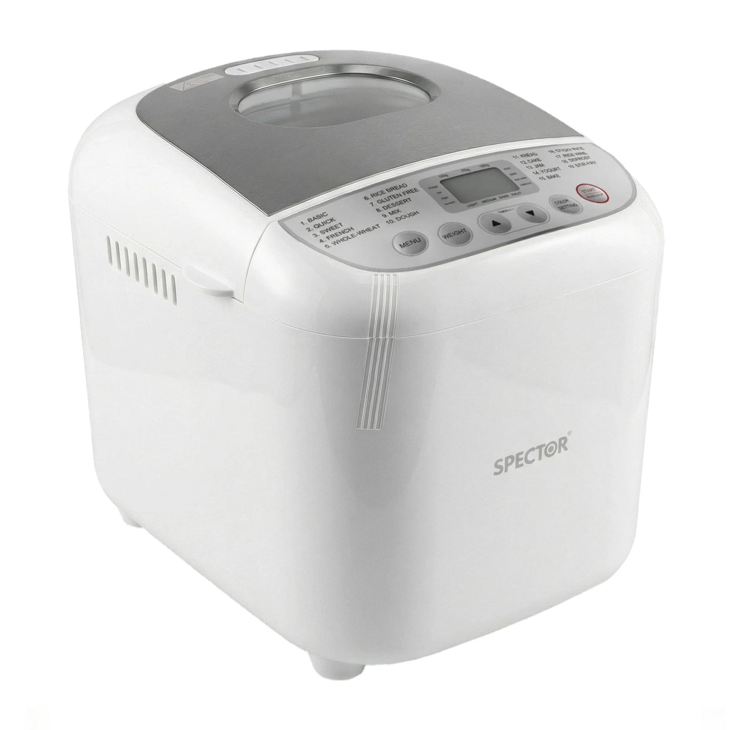 Spector Automatic Bread Maker | 12 Programs | Non-Stick Pan | Gluten-Free Option Spector Av8Store