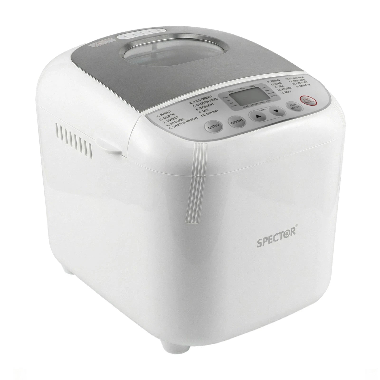 Spector Automatic Bread Maker | 12 Programs | Non-Stick Pan | Gluten-Free Option Spector Av8Store