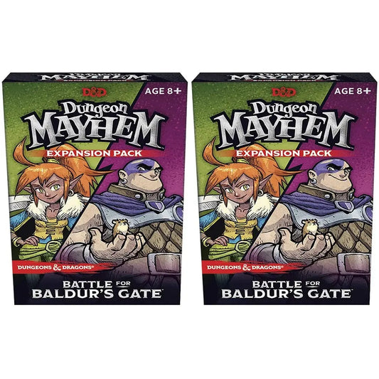 2x Dungeon Mayhem Baldur’s Gate Expansion Pack – D&D Card Game KGS