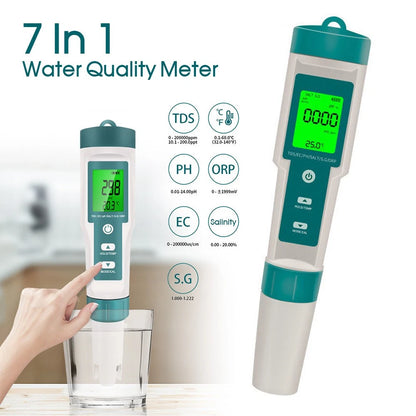 7-in-1 Digital PH & TDS Meter | Pool Water Tester AU
