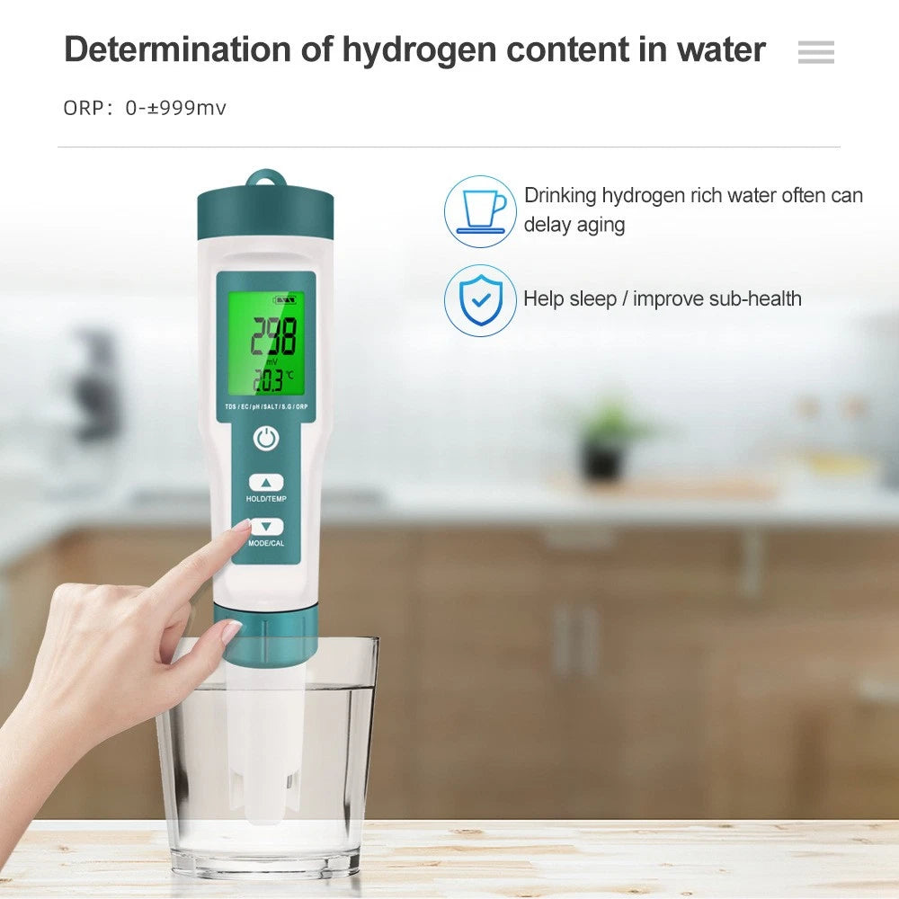 7-in-1 Digital PH & TDS Meter | Pool Water Tester AU