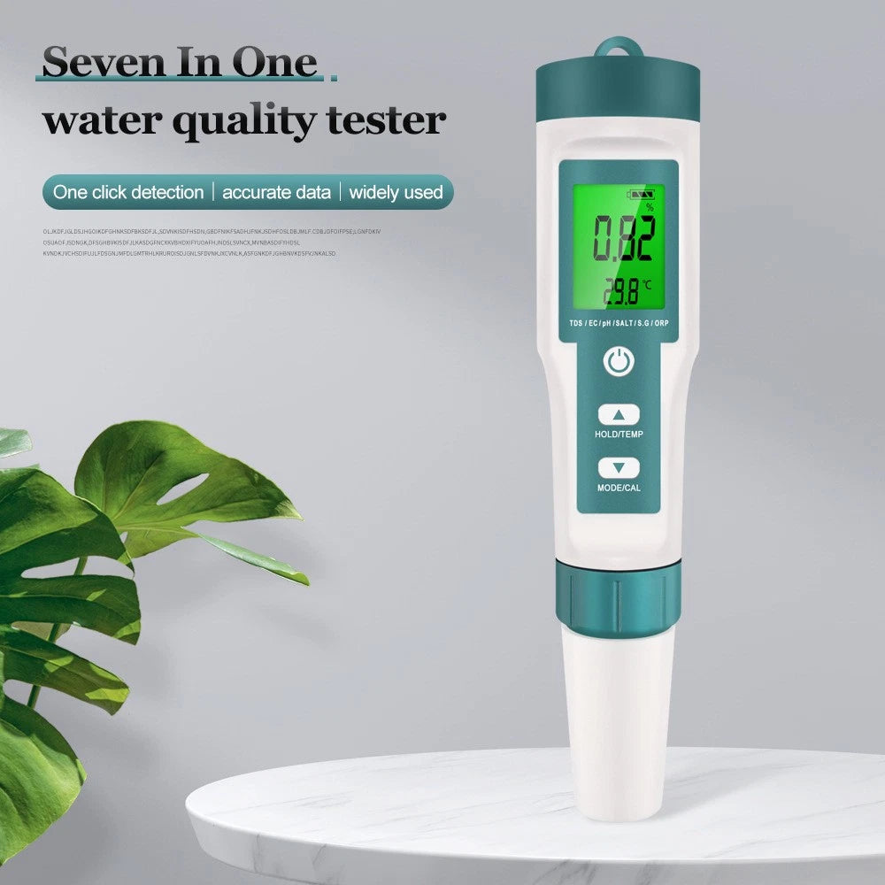 7-in-1 Digital PH & TDS Meter | Pool Water Tester AU