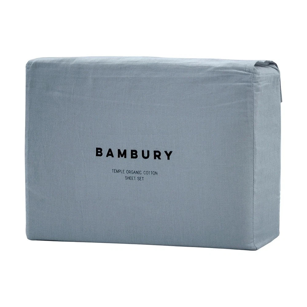 Bambury Temple Organic Cotton Sheet Set – Split King (Oeko-Tex & GOTS Certified)