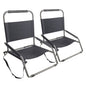 Havana Outdoors folding beach chairs 2 pack in vintage black