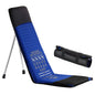 SitX AirPro inflatable pocket-sized camping chair in blue and black