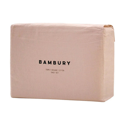 Bambury Temple Organic Cotton Sheet Set – Split King (Oeko-Tex & GOTS Certified)