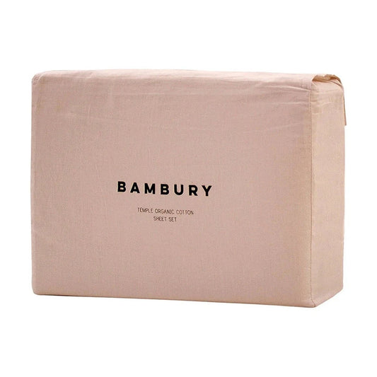 Bambury Temple Organic Cotton Sheet Set – Split King (Oeko-Tex & GOTS Certified) Bambury Av8Store