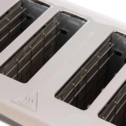 Davis & Waddell Newbury Vintage 4-Slice Toaster – Cream & Stainless Steel RBK Av8Store