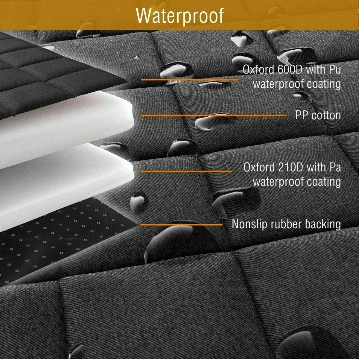 Waterproof Pet Car Seat Cover & Hammock | Dog Cat AU