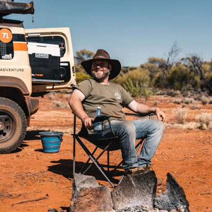 Wildtrak Karridale camping chair front view