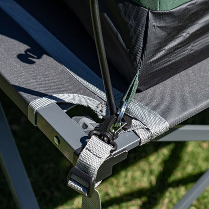 Quest Crossbow 1 stretcher bed folded with carry bag