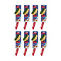 Multiple packages of Vileda scrub brushes on a white background