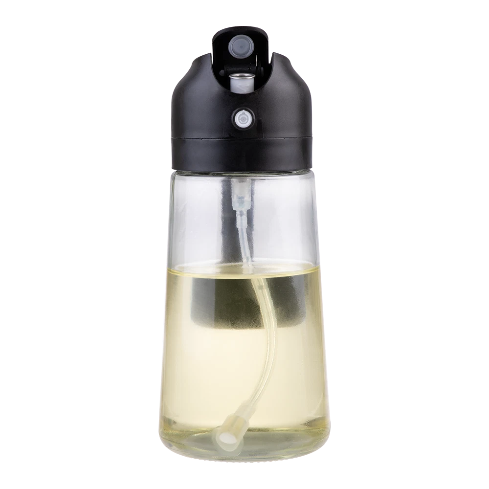Appetito oil spray bottle with mist nozzle - black
