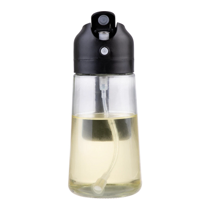 Appetito oil spray bottle with mist nozzle - black