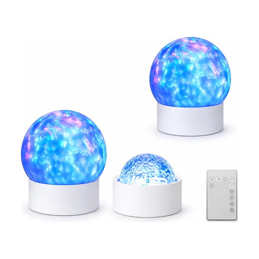 Galaxy star projector night light with 16 RGB colours and remote