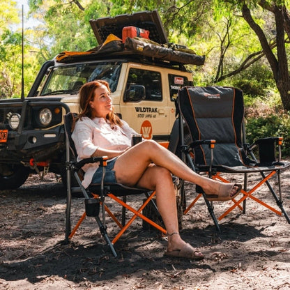 Wildtrak Cheynes Deluxe chair steel frame detail