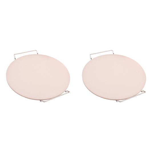 Al Dente 33cm ceramic pizza stone with serving rack
