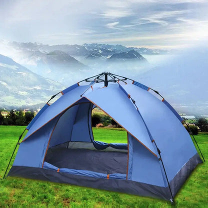 Instant Pop-Up Camping Tent 3-4 Person – Waterproof Oxford Family Dome Tent for Hiking & Festivals | Av8store.com.au OZAB