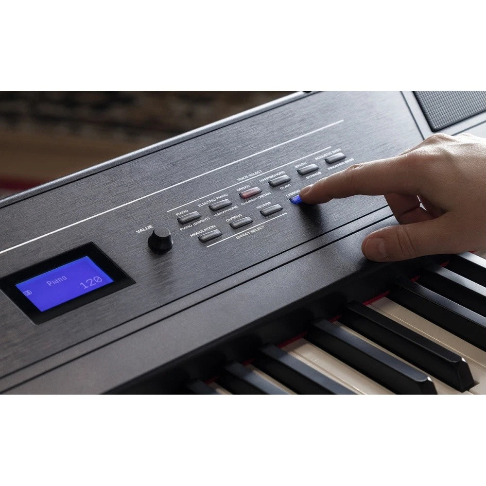 Alesis Recital Pro 88-Key Hammer Action Digital Piano – 12 Voices | Built-In Speakers