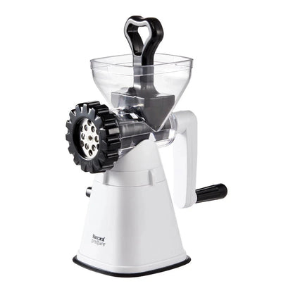 Baccarat Prepare Meat Mincer – Manual Hand Mincer with Sausage Tube & Blades