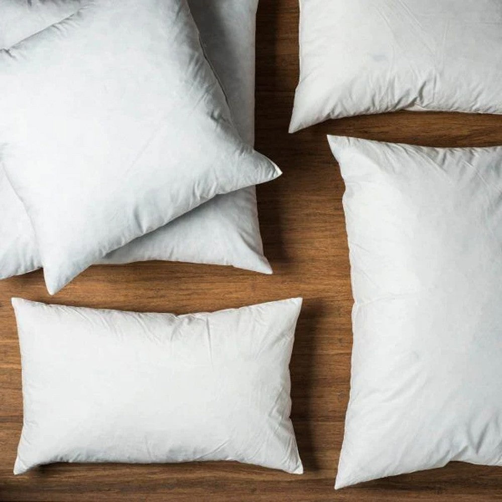 Belle duck feather cushion inserts 2 pack 30x60cm