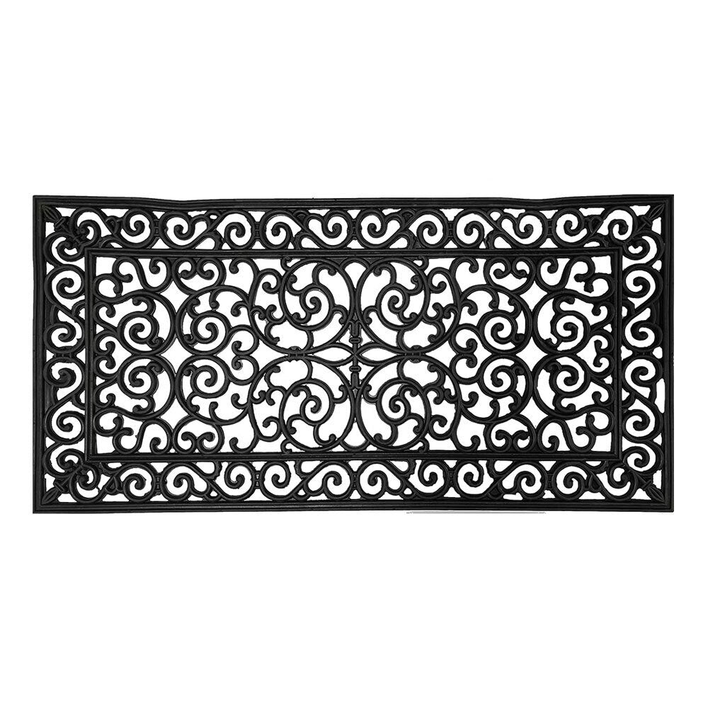 Solemate rubber filigree doormat 60x120cm