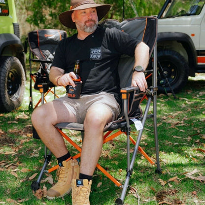 Wildtrak Cheynes Deluxe XL chair 200kg weight rating detail