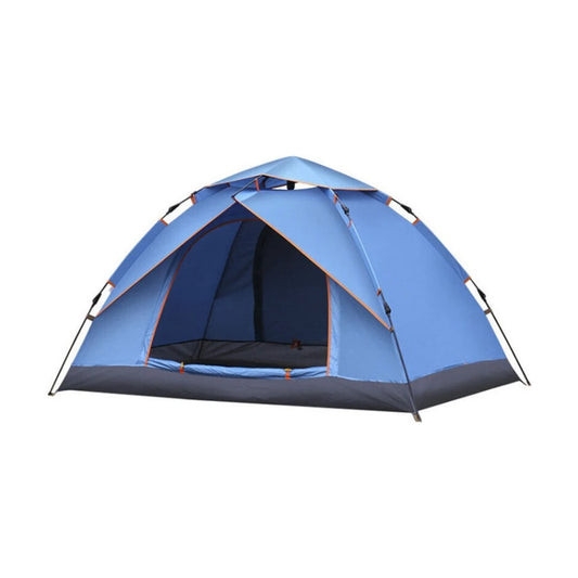 Instant pop up camping tent 3-4 person in blue