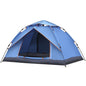 Instant pop up camping tent 3-4 person in blue