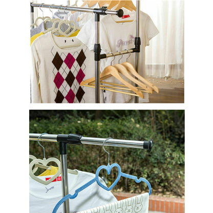 Clothes rack height adjustment detail