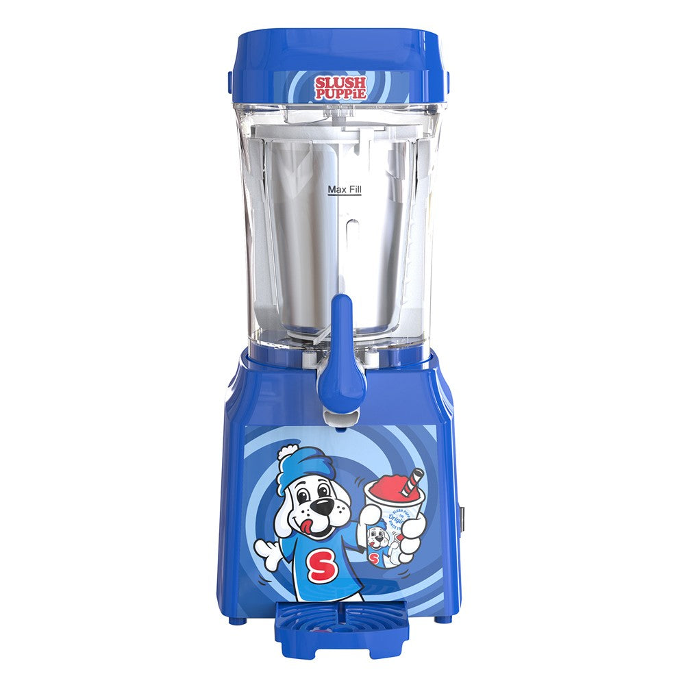 Slush Puppie slushie machine dispensing a drink