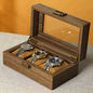 3 Slot Wooden Watch Box Display Case Organizer Storage Gift Packaging OZAB