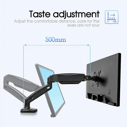 Monitor Arm Desk Mount Single 13‑27" Adjustable LED Screen Holder Bracket OZAB