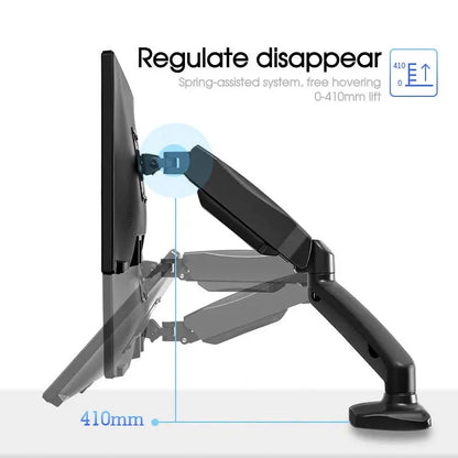 Monitor Arm Desk Mount Single 13‑27" Adjustable LED Screen Holder Bracket OZAB