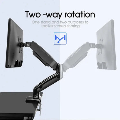 Monitor Arm Desk Mount Single 13‑27" Adjustable LED Screen Holder Bracket OZAB