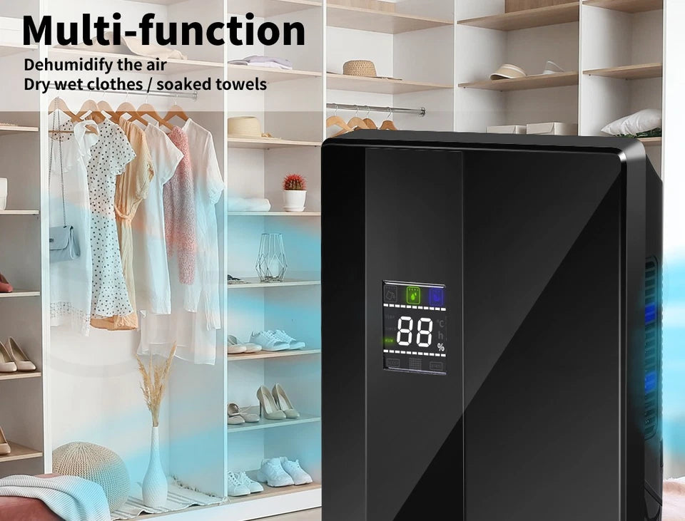 Spector 2200ml Portable Dehumidifier & Air Purifier with Photocatalyst Filter
