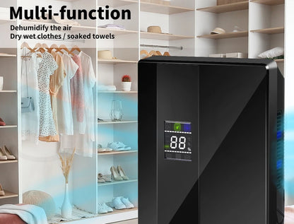 Spector 2200ml Portable Dehumidifier & Air Purifier with Photocatalyst Filter