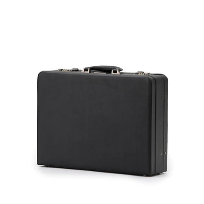 Tosca Hard Case Business Briefcase Bag – Combination Lock, Multiple Compartments | Black