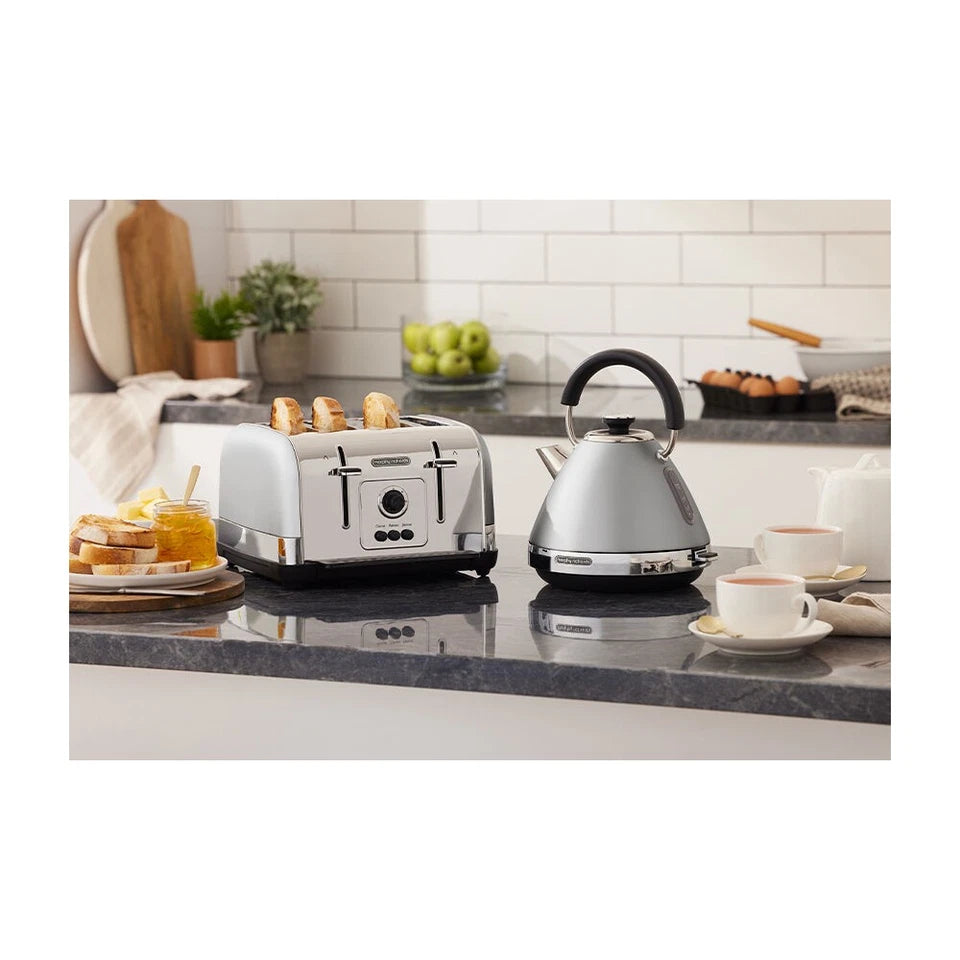 Morphy Richards Venture Pyramid Electric Kettle 1.5L 2200W – Steel Grey (MRVK15SG)