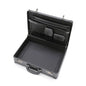 Tosca Hard Case Business Briefcase Bag – Combination Lock, Multiple Compartments | Black