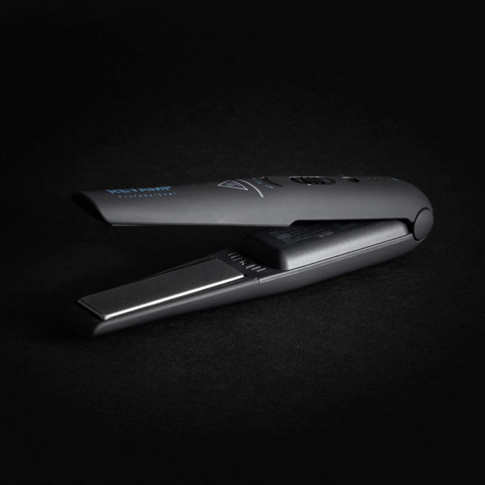 Revamp Progloss Liberate Cordless Ceramic Hair Straightener – 30 Min Use, 3 Heat Settings, Travel Lock | Black