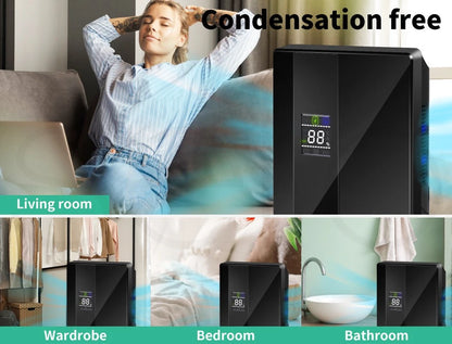 Spector 2200ml Portable Dehumidifier & Air Purifier with Photocatalyst Filter