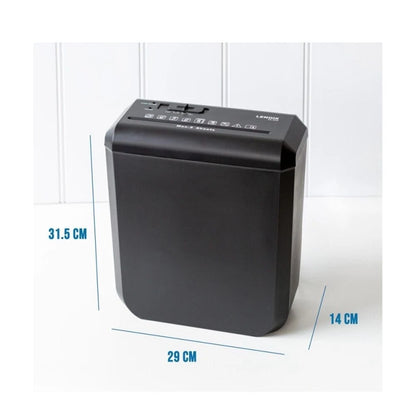 Lenoxx Paper Shredder – 180W, 5-Sheet A4 Capacity & 10L Bin | Home & Office | Black KGS Av8Store
