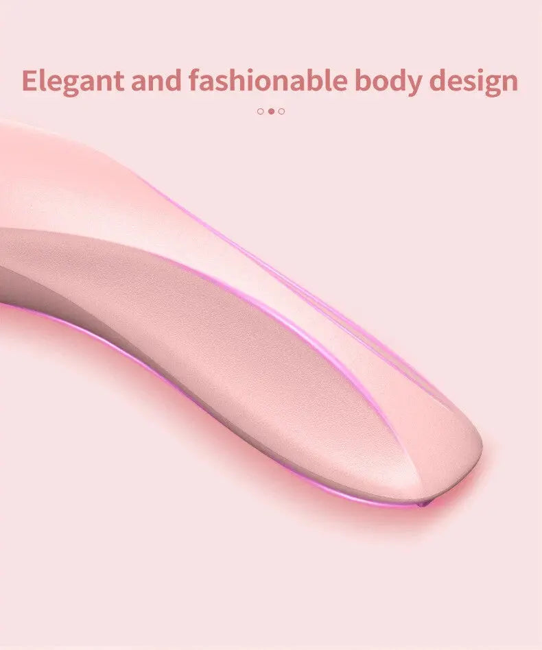 Elegant and fashionable body design on a pink background