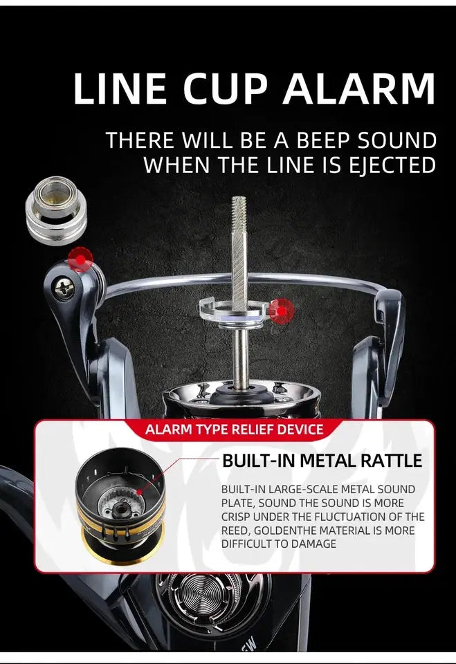 BEARKING Saltwater Spinning Reel 9+1BB | 5.2:1 | 12KG Drag | Waterproof AEX