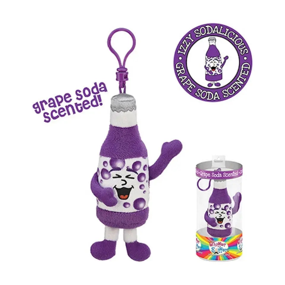 Whiffer Sniffers Izzy Sodalicious Grape Soda Scented Backpack Clip – 2 Pack KGS