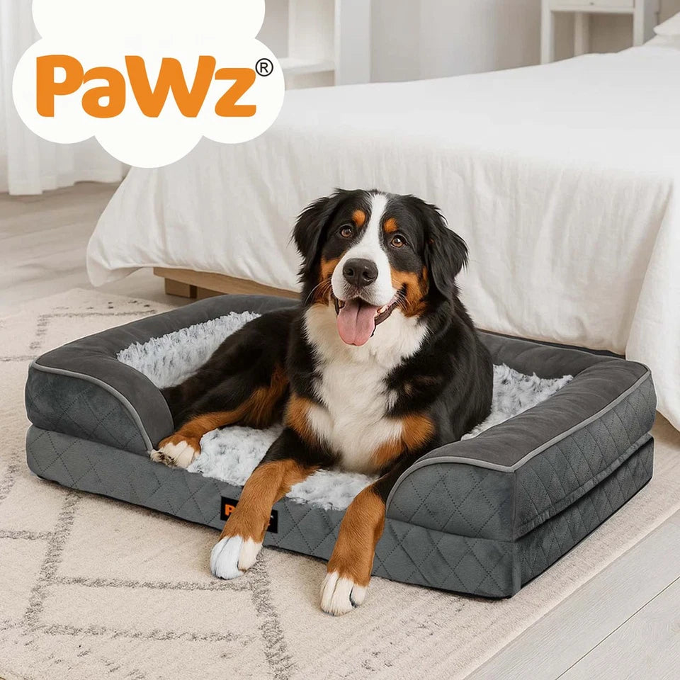 Pawz Orthopedic Pet Bed XL | Memory Foam Dog Cushion | Calming Washable Mat | Large & Giant Breeds GPG Av8Store